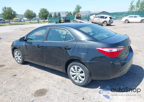 2015 Toyota Corolla Le from USA, damaged, VIN 2T1BURHE1FC245888